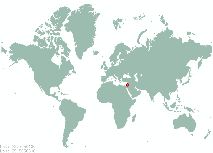 Bitanya in world map